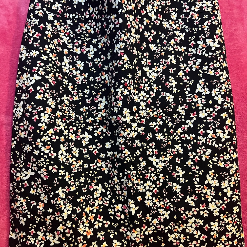 Liz Claiborne Multicolor Floral Pencil Skirt